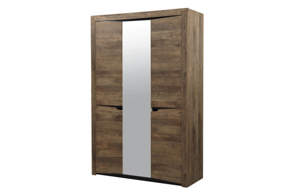 Шкаф распашной 33.02 Лючия (Кейптаун/Венге) Фабрика Олмеко
