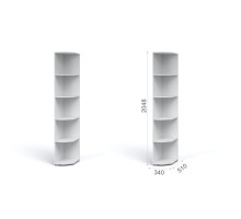 Угловое окончание "Лацио"  (Белый/белое дерево) фабрика Империал 