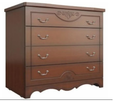 Комод 4 ящика "Лотос" (орех) 