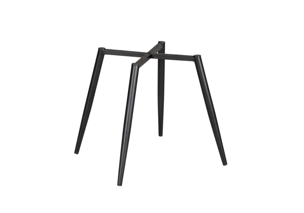 Стул "БЕРТА" (ВЕЛЮР ТЕНЕРИФЕ СТОУН/ ЦВЕТ (МЕТАЛЛ): ЧЕРНЫЙ) Олмеко