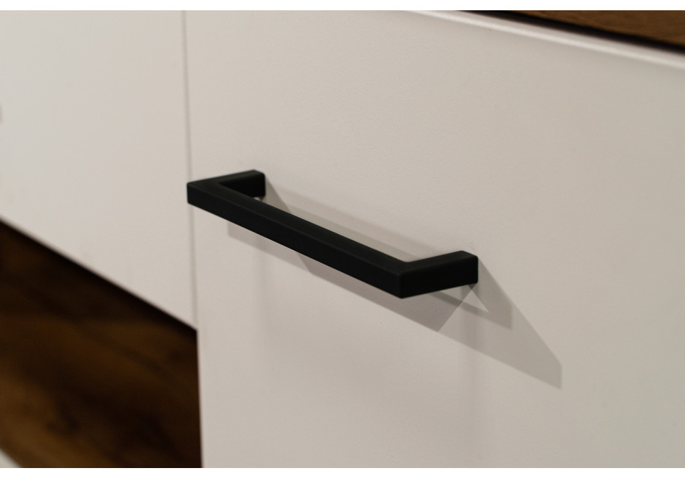 Модульная гостиная Гамма (таксония/черный/ПВХ белый)  фабрика Олмеко 