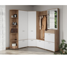 Модульная прихожая Виола вар3  (Дуб Сонома/белый)  фабрика Империал 