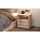 Прикроватные тумбы (2 шт) Антария  (Дуб сонома)  фабрика Империал 