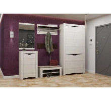 Модульная прихожая "Лючия" (бетон пайн белый/венге)  фабрика Олмеко 