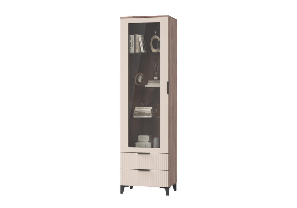 Модульная гостиная Тоскана Вар-3 (Дуб Табачный/Бисквит)  фабрика МЛК