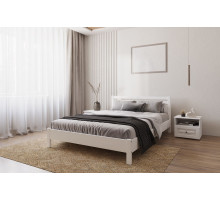 Кровать Милена 1400 (Белый античный)  фабрика Браво Мебель