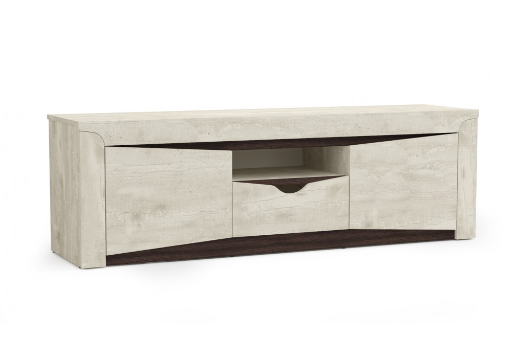 Модульная гостиная "Лючия" (бетон пайн белый/венге)  фабрика Олмеко 