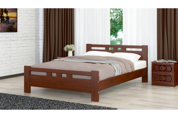 Кровать "Вероника-2"   орех 90х200