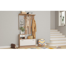  Прихожая Интер  (дуб сонома/белый)  фабрика Империал 