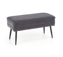 Скамья HALMAR VELVA (серый/черный)
