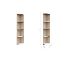 Угловой терминал Аврора  (Дуб сонома/белый)  фабрика Империал 