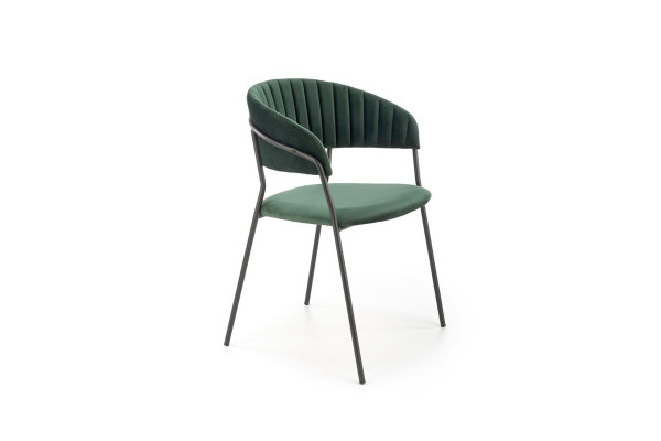 Стул HALMAR K426 (темно-зеленый/черный)