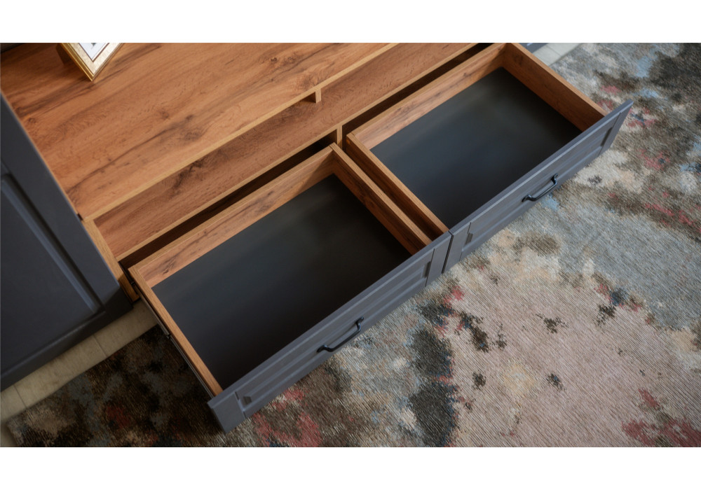 Тумба ТВ Лацио Сканди (Вотан/сканди графит) фабрика Империал 