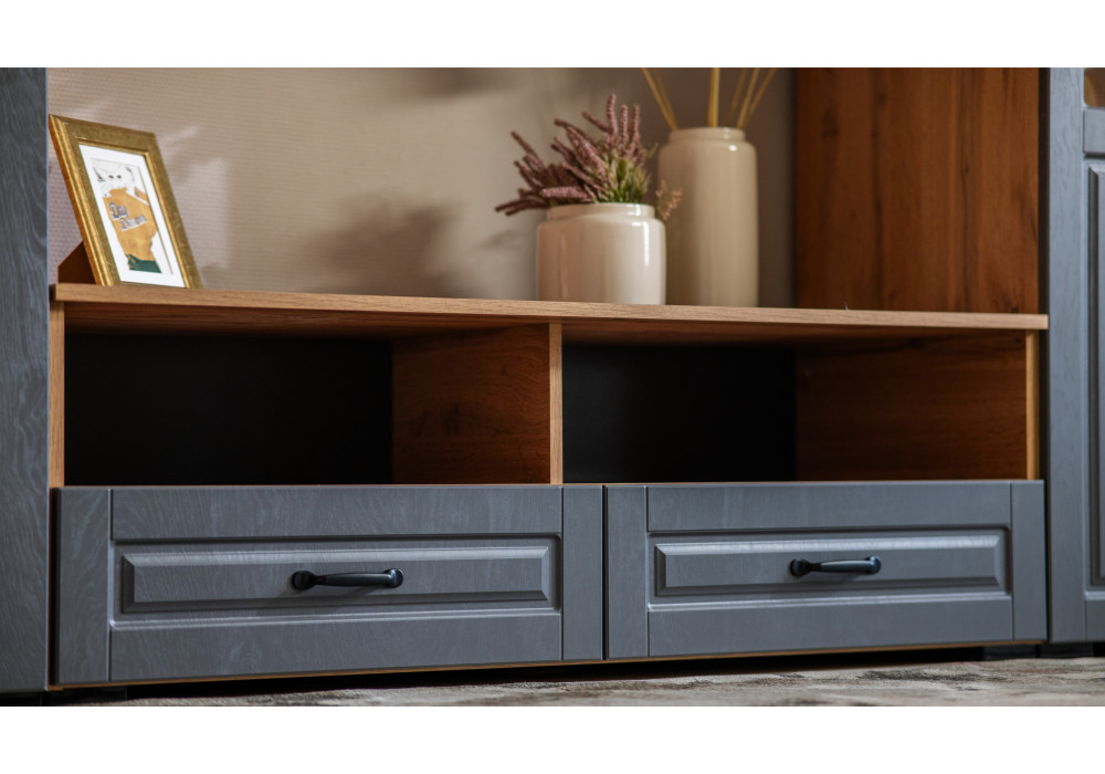 Тумба ТВ Лацио Сканди (Вотан/сканди графит) фабрика Империал 