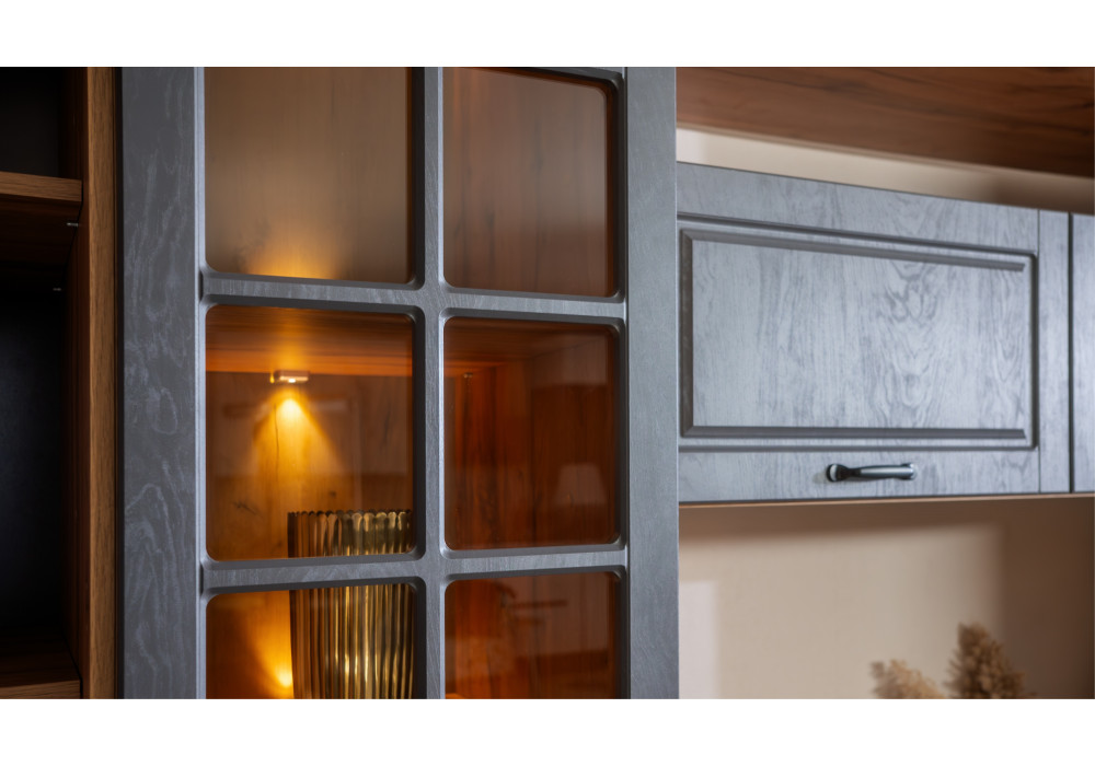  Гостиная  Лацио Сканди угловая (Вотан/сканди графит) фабрика Империал 