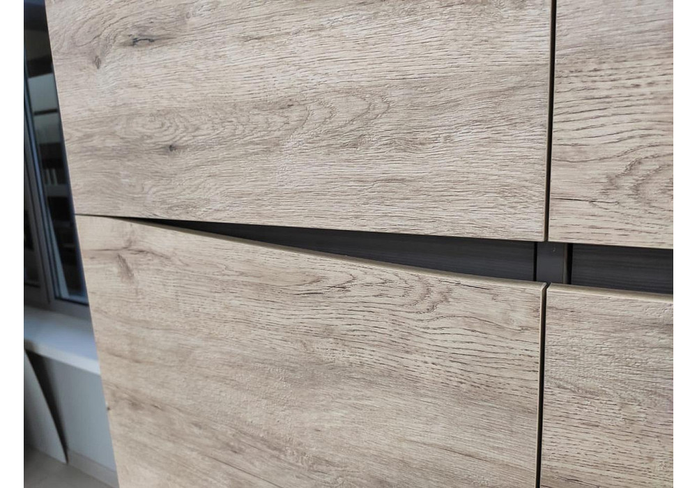 Тумба прикроватная Тиана   (Дуб Бонифаций / Вольфрам)   фабрика Браво Мебель