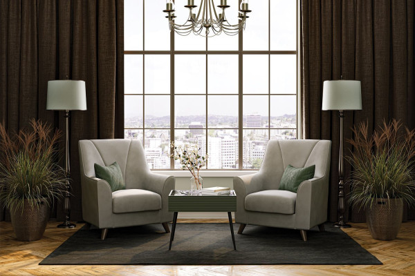 Стол журнальный Брента (Таксус / Оливковый)  фабрика Браво Мебель