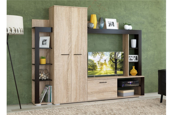 Гостиная Торонто (Дуб сонома / венге ) фабрика Империал 