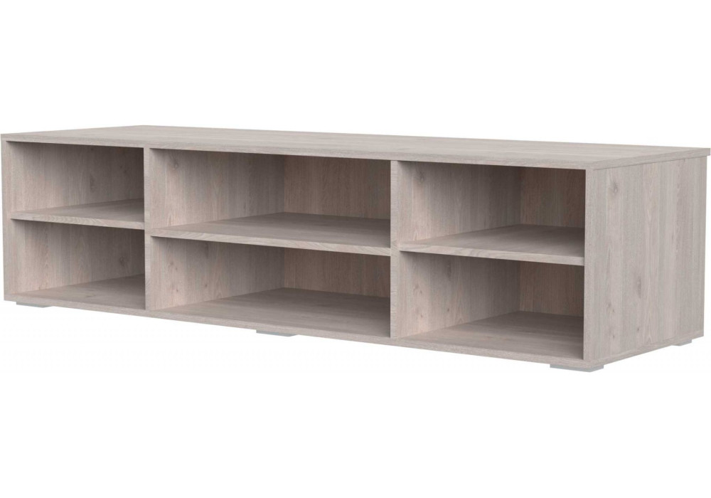 Тумба под телевизор Бриз (Дуб Нельсон/Дуб Ниагара,Смоки Софт)     фабрика Браво Мебель