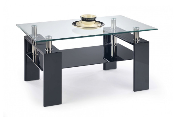 Стол журнальный HALMAR DIANA H черный, 110/60/55