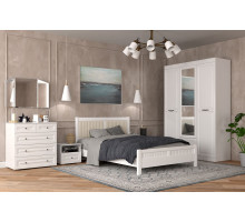 Кровать Фрида 1400 (Белый античный)  фабрика Браво Мебель