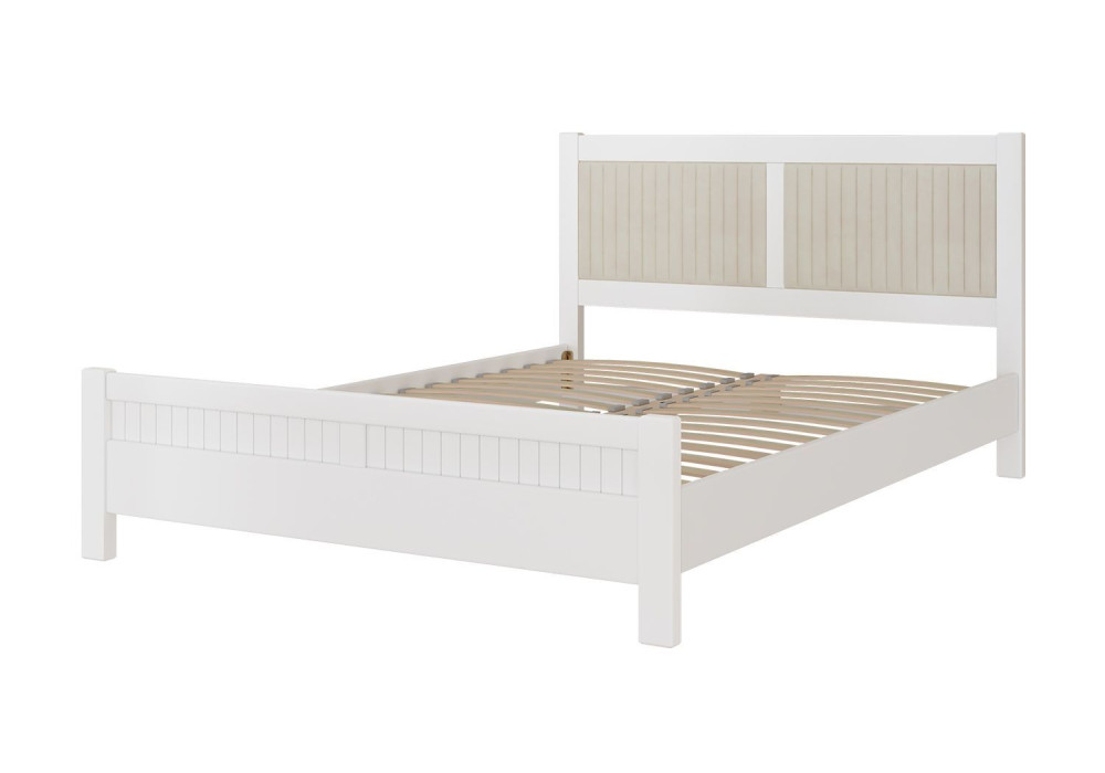 Кровать Фрида 1400 (Белый античный)  фабрика Браво Мебель