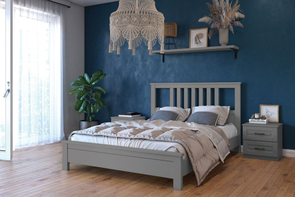 Кровать Лаура (Антрацит) 1400 фабрика Браво мебель