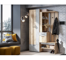 Прихожая SV-МЕБЕЛЬ Фаворит 1 К дуб делано/цемент светлый