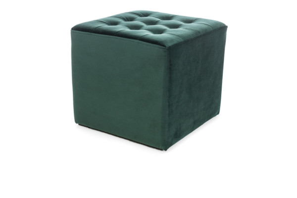 Пуф SIGNAL LORI VELVET Bluvel78, зеленый