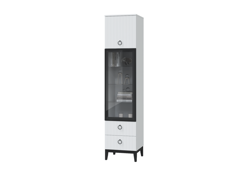 Модульная гостиная Шарлиз (Белое сияние/Белый снег) фабрика МЛК