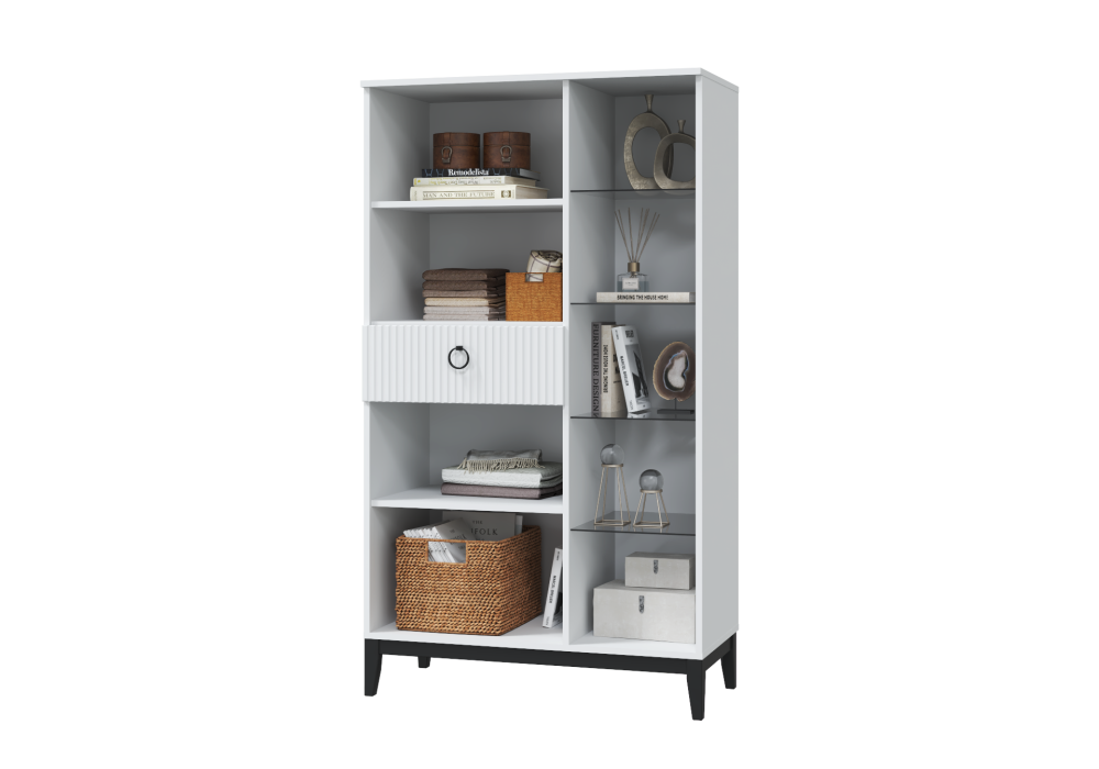 Модульная гостиная Шарлиз (Белое сияние/Белый снег) фабрика МЛК