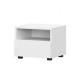 Тумба прикроватная Токио NN-МЕБЕЛЬ (Белый текстурный) 