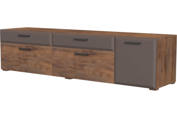 Тумба ТВ  Рио  (Таксус/Смоки Софт)   фабрика  Браво Мебель