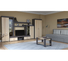 Гостиная Марк со шкафом (Дуб сонома /венге )  фабрика Империал 